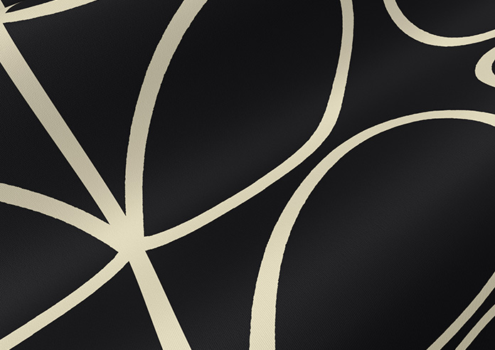Orla Kiely Jumbo Linear Stem, Liquorice - Roller Blind - Image 4